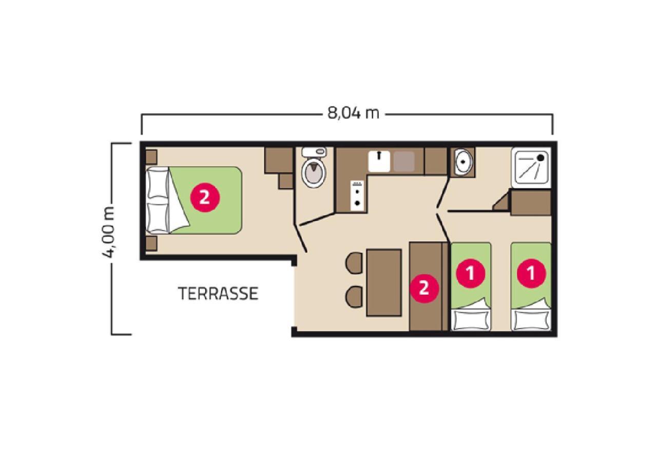 Camping Signol Boyardville Habitación foto