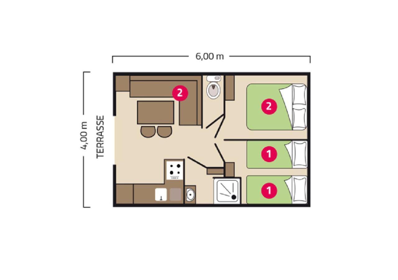 Camping Signol Boyardville Habitación foto